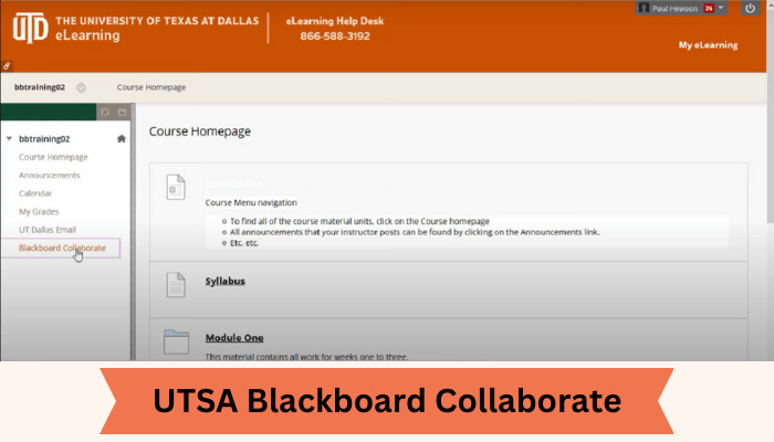 UTSA Blackboard Collaborate