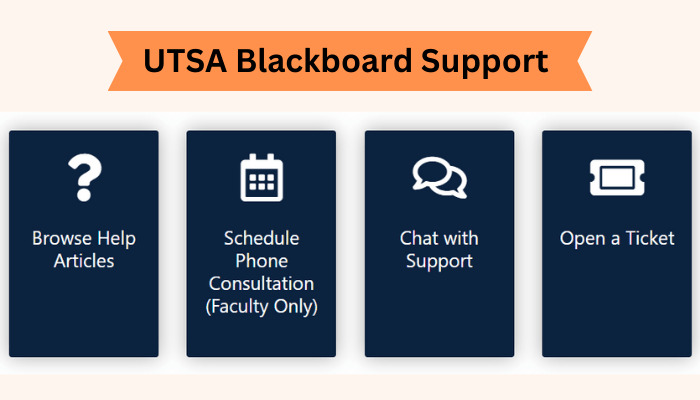 UTSA Blackboard Support
